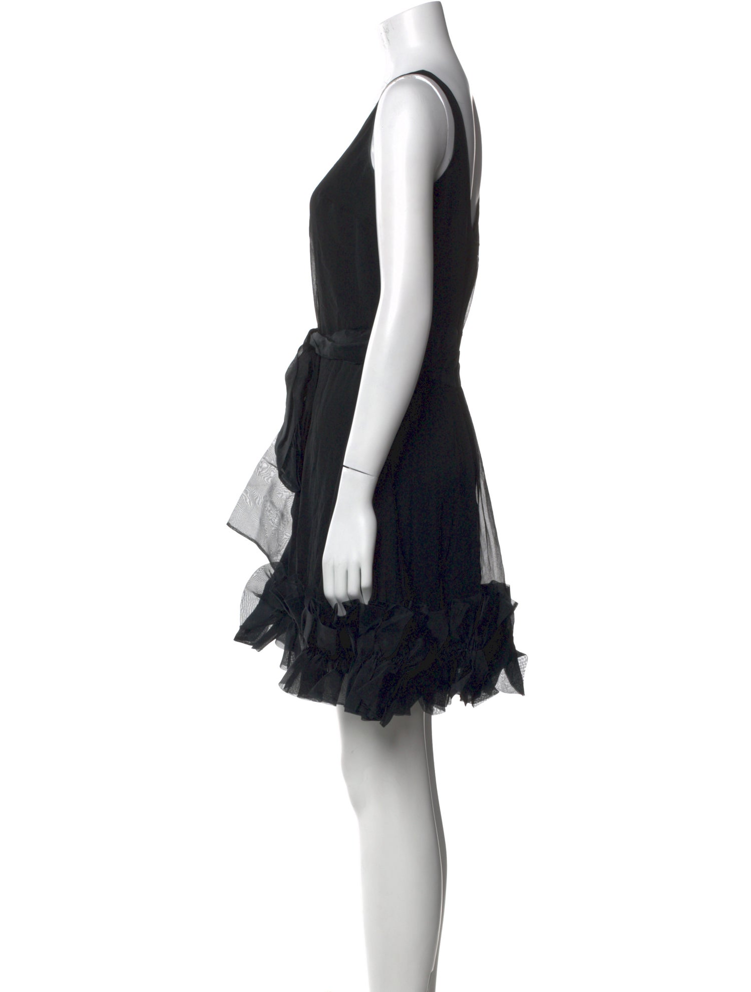 Marchesa Notte Silk Mini Dress