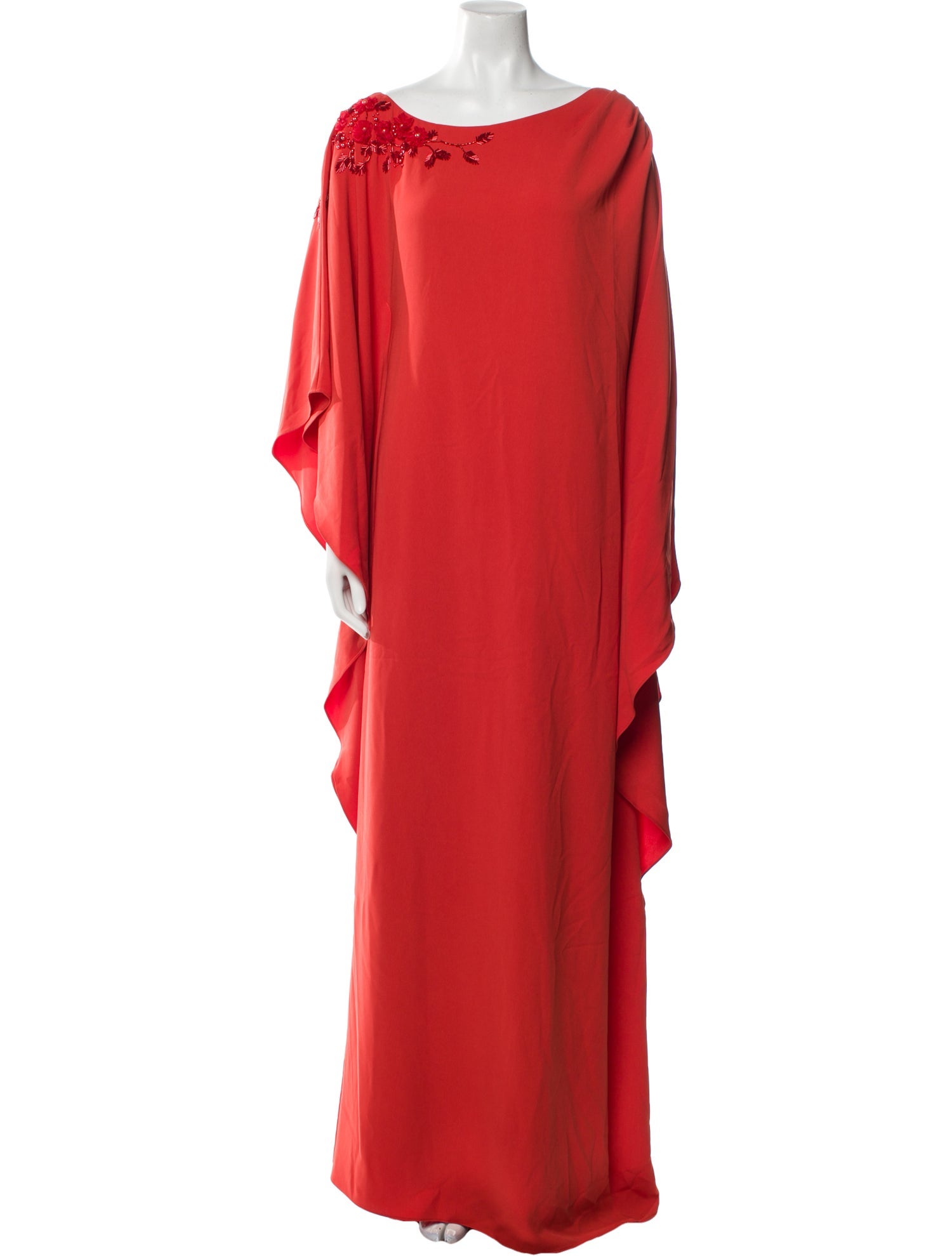 Marchesa Notte Bateau Neckline Long Dress w/ Tags