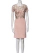 Marchesa Notte Silk Mini Dress