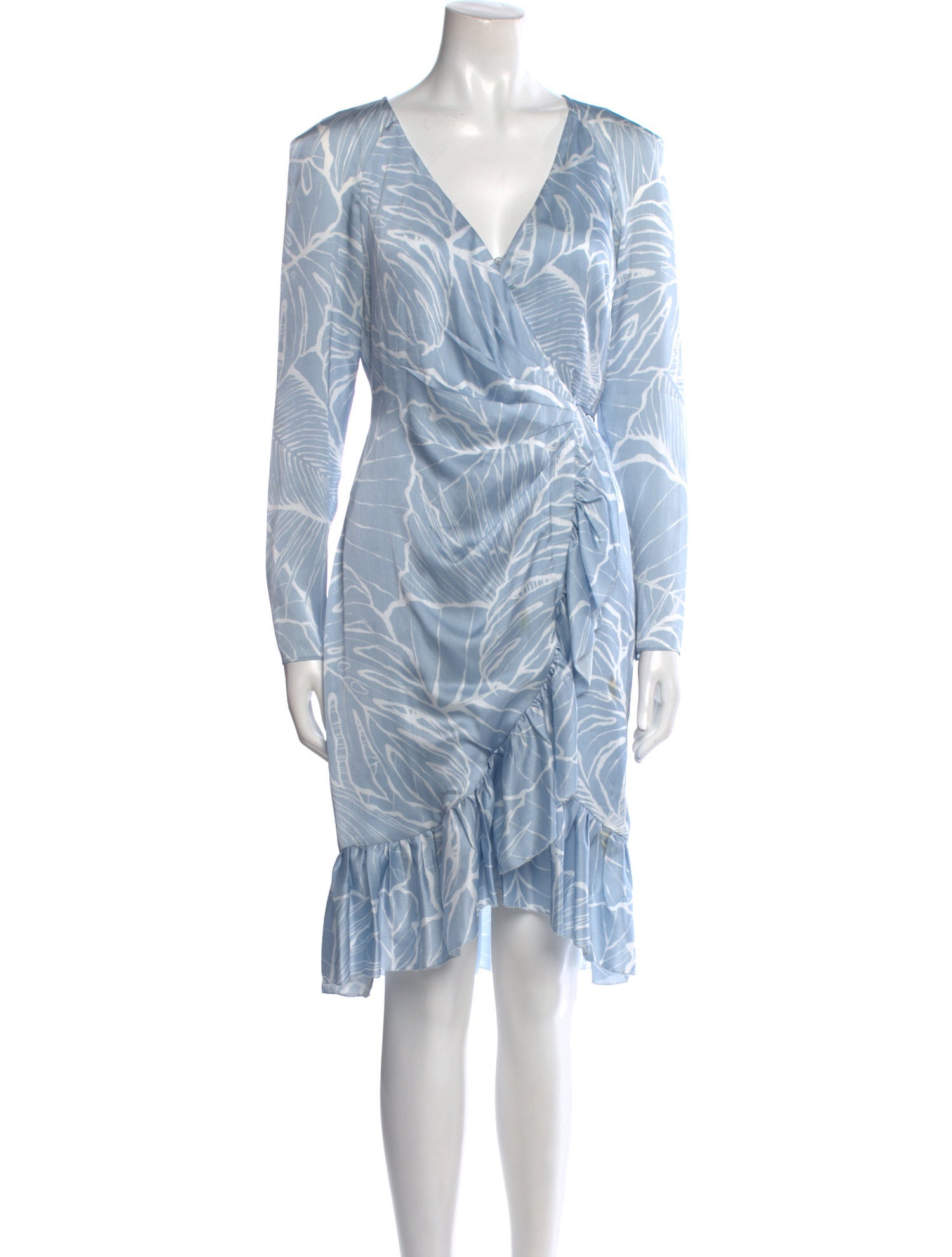 Marchesa Notte Printed Knee-Length Dress