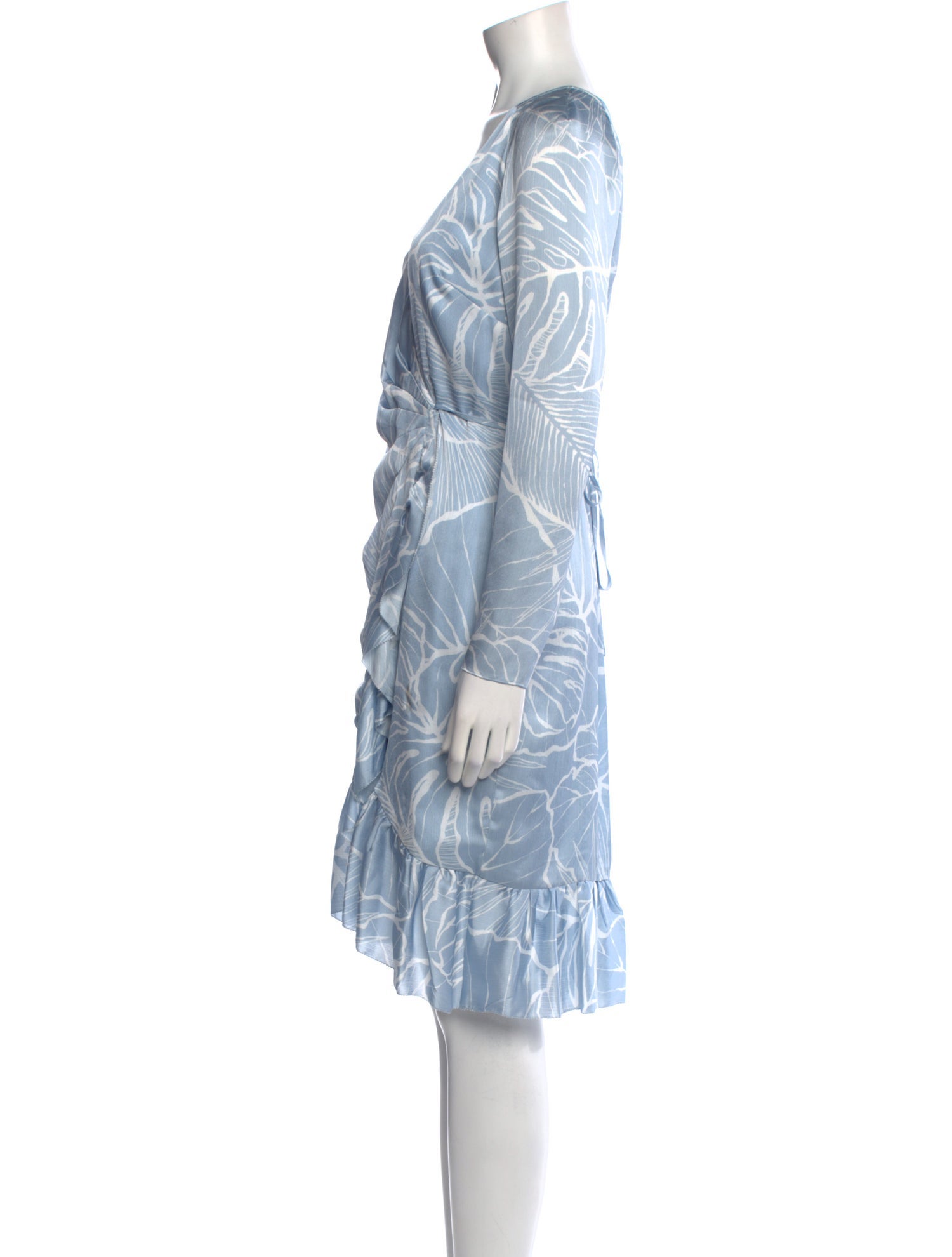 Marchesa Notte Printed Knee-Length Dress