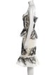 Marchesa Notte Printed Mini Dress