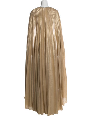 Marchesa Notte V-Neck Long Dress