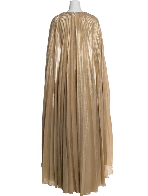 Marchesa Notte V-Neck Long Dress