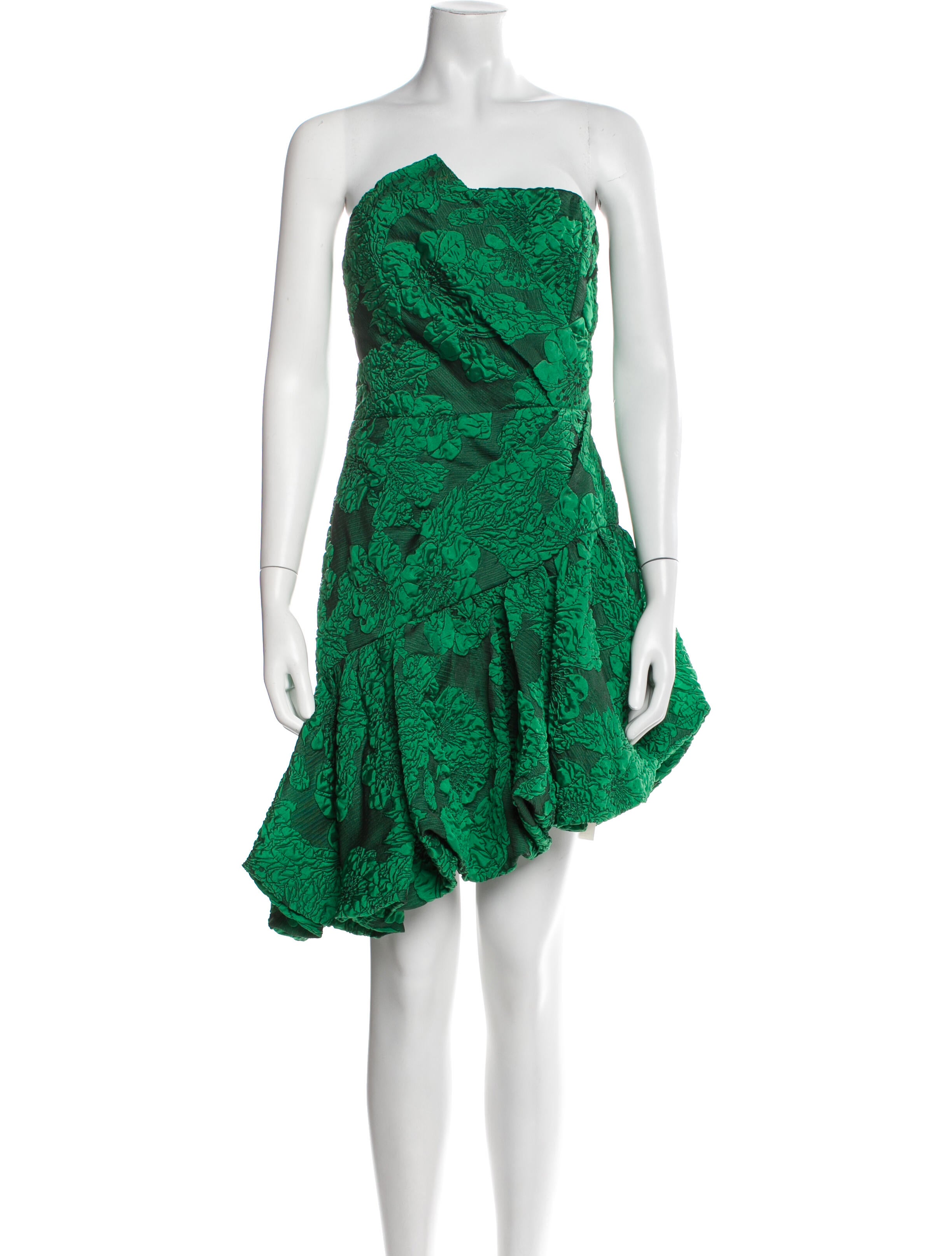 Marchesa Notte Printed Knee-Length Dress w/ Tags