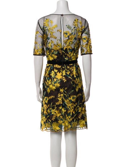 Marchesa Notte Nylon Knee-Length Dress