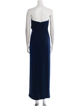 Marchesa Notte Strapless Long Dress