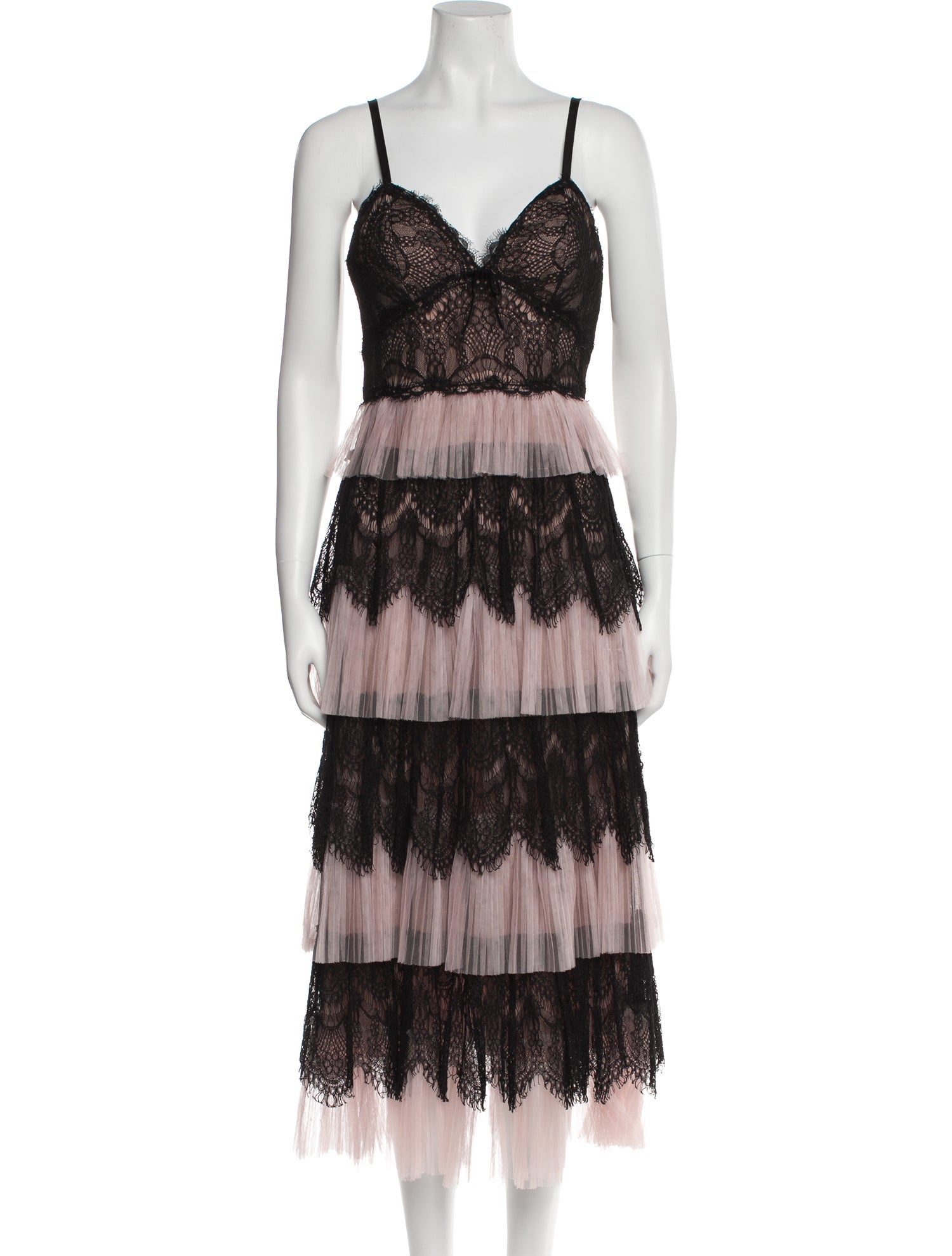 Marchesa Notte Nylon Long Dress