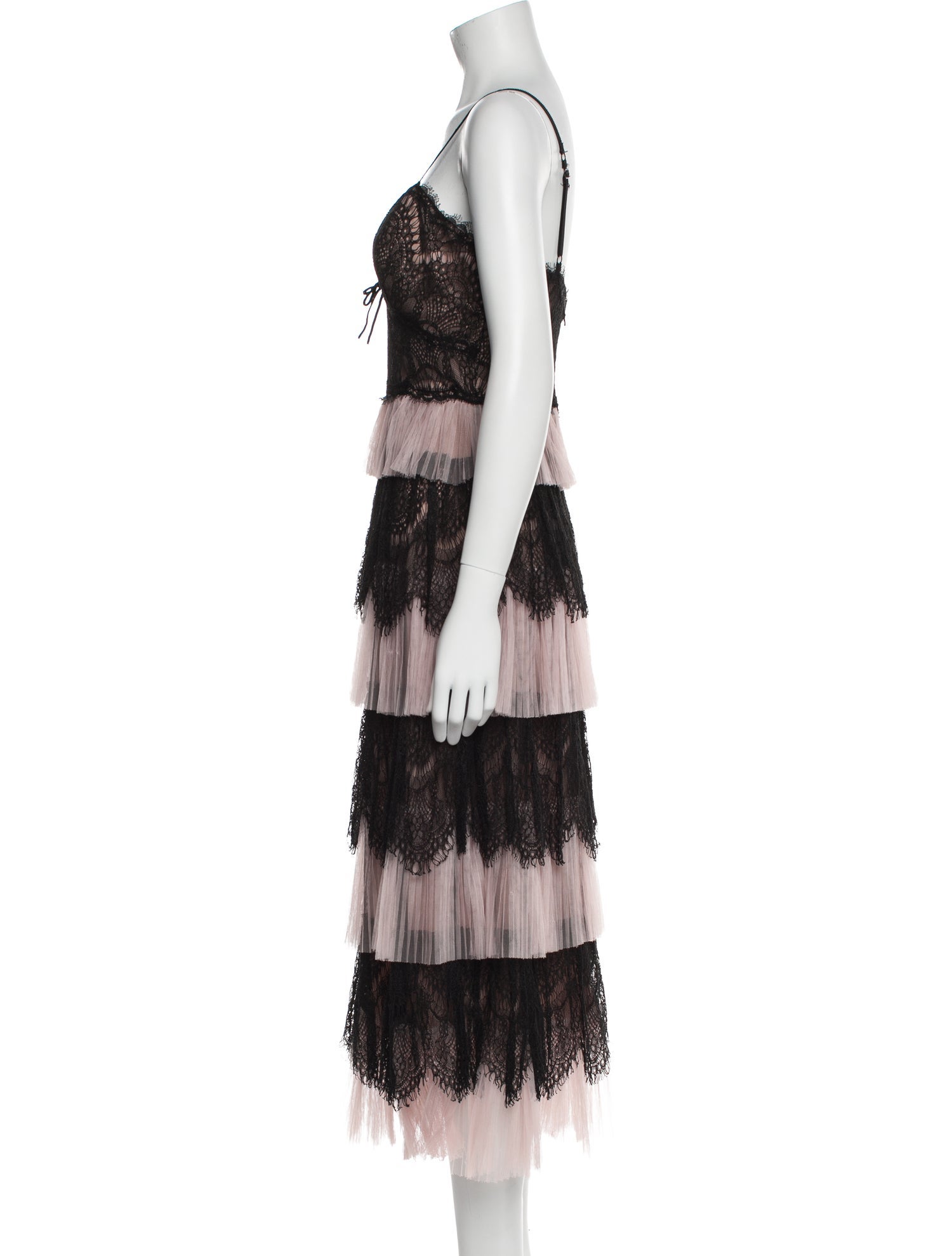 Marchesa Notte Nylon Long Dress
