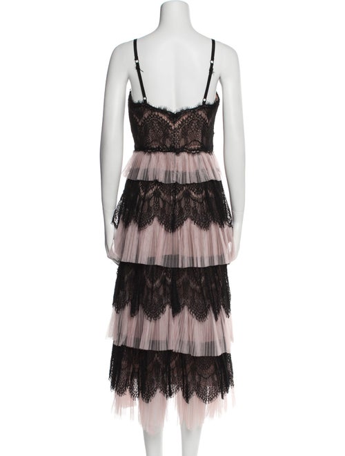 Marchesa Notte Nylon Long Dress