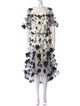 Marchesa Notte Nylon Midi Length Dress