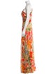 Marchesa Notte Floral Print Mini Dress