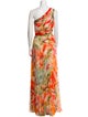 Marchesa Notte Floral Print Mini Dress