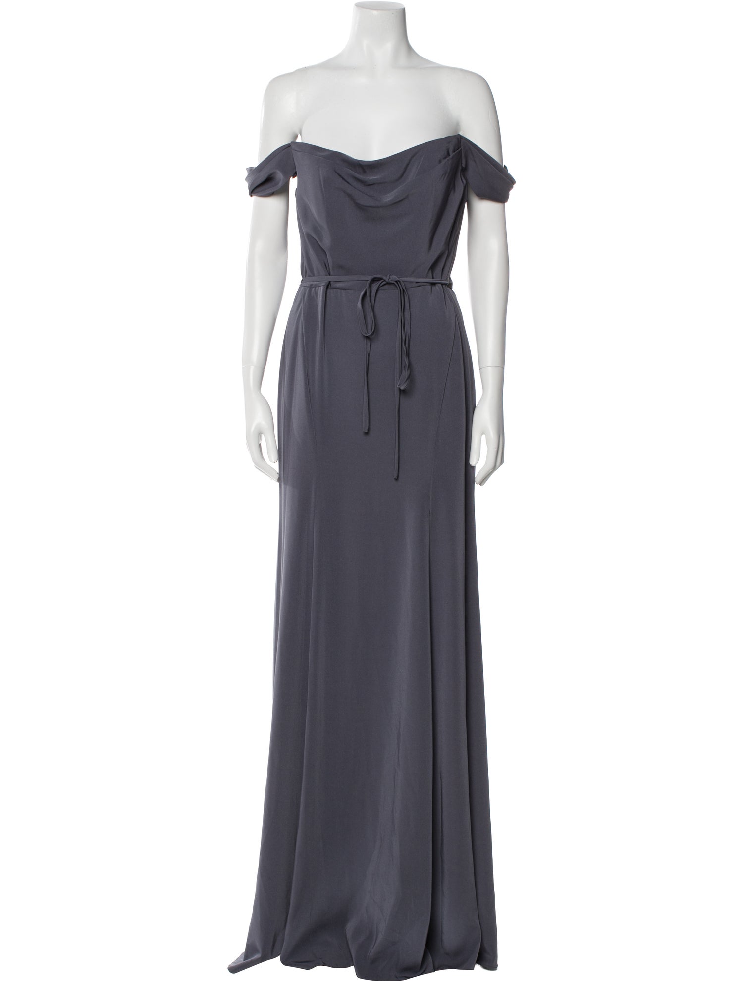 Marchesa Notte Off-The-Shoulder Long Dress