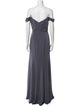 Marchesa Notte Off-The-Shoulder Long Dress