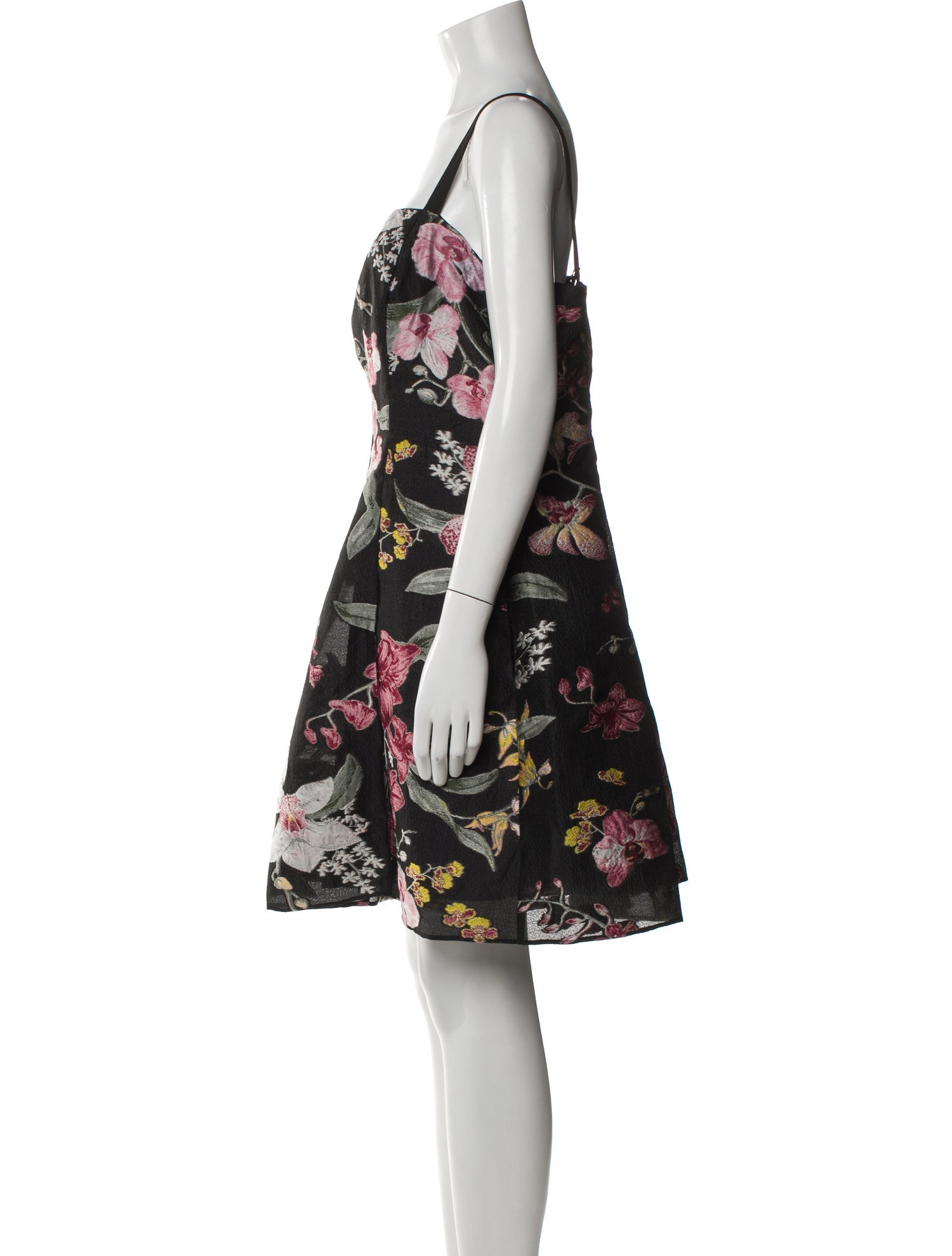 Marchesa Notte Floral Print Mini Dress w/ Tags