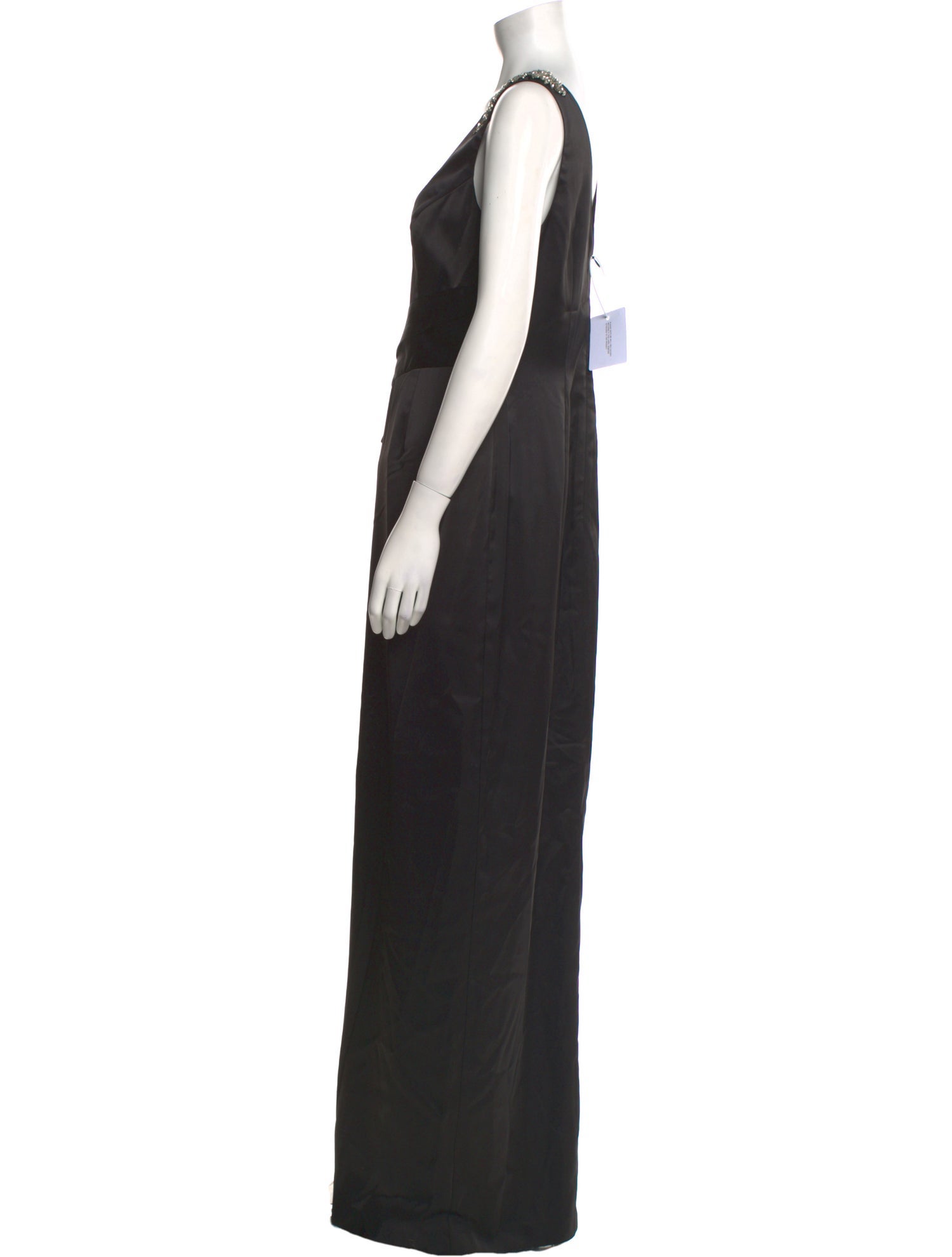 Marchesa Notte V-Neck Long Dress w/ Tags