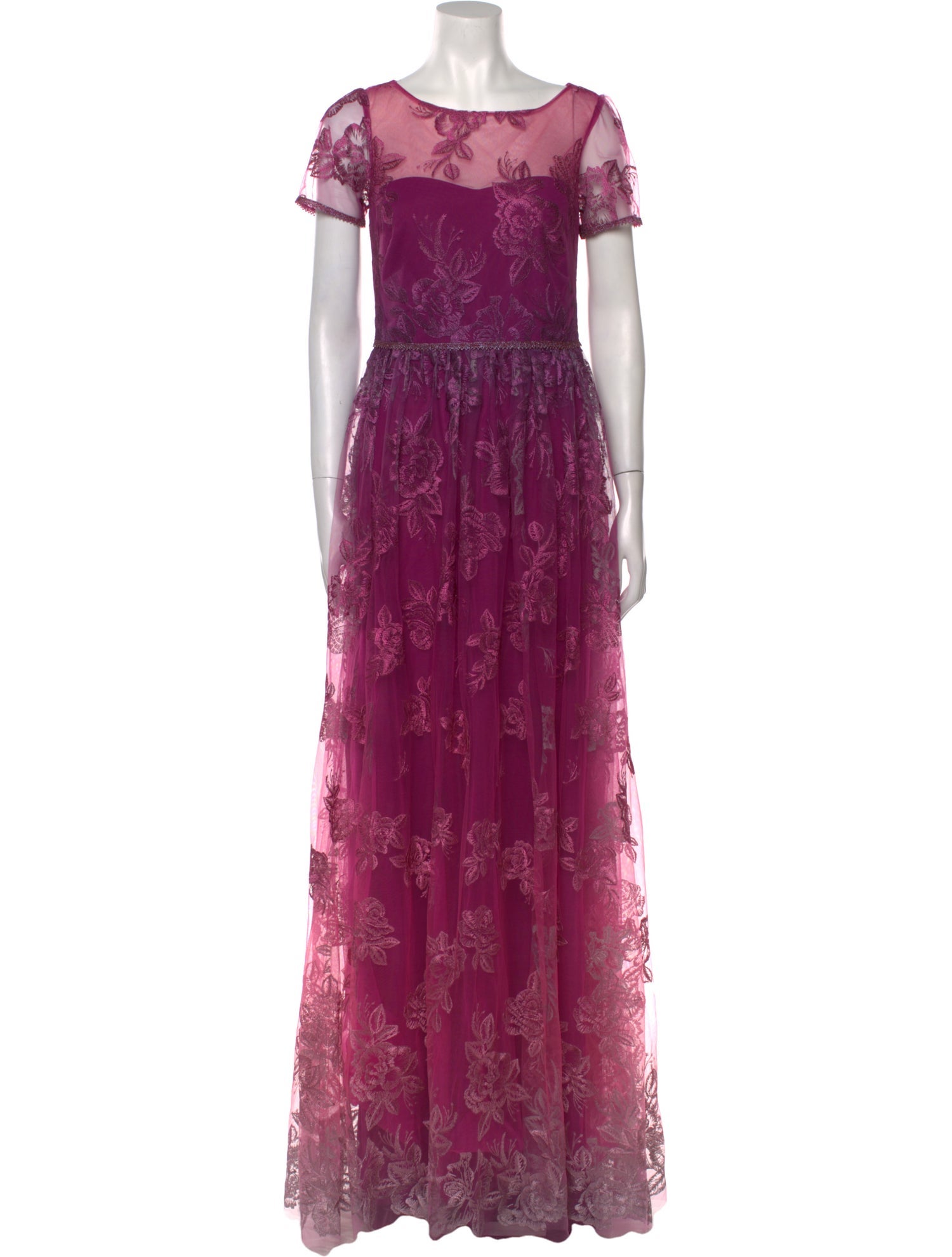 Marchesa Notte Nylon Long Dress