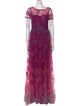 Marchesa Notte Nylon Long Dress
