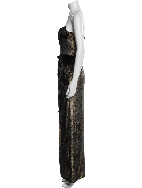 Marchesa Notte Strapless Long Dress