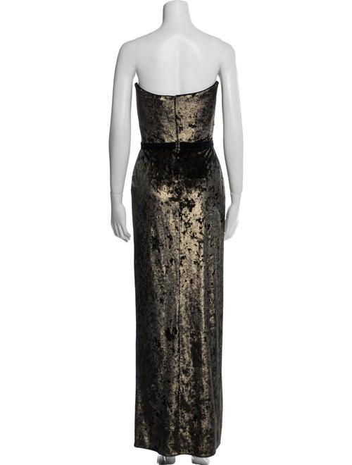 Marchesa Notte Strapless Long Dress