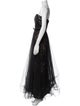 Marchesa Notte Sequin Long Dress
