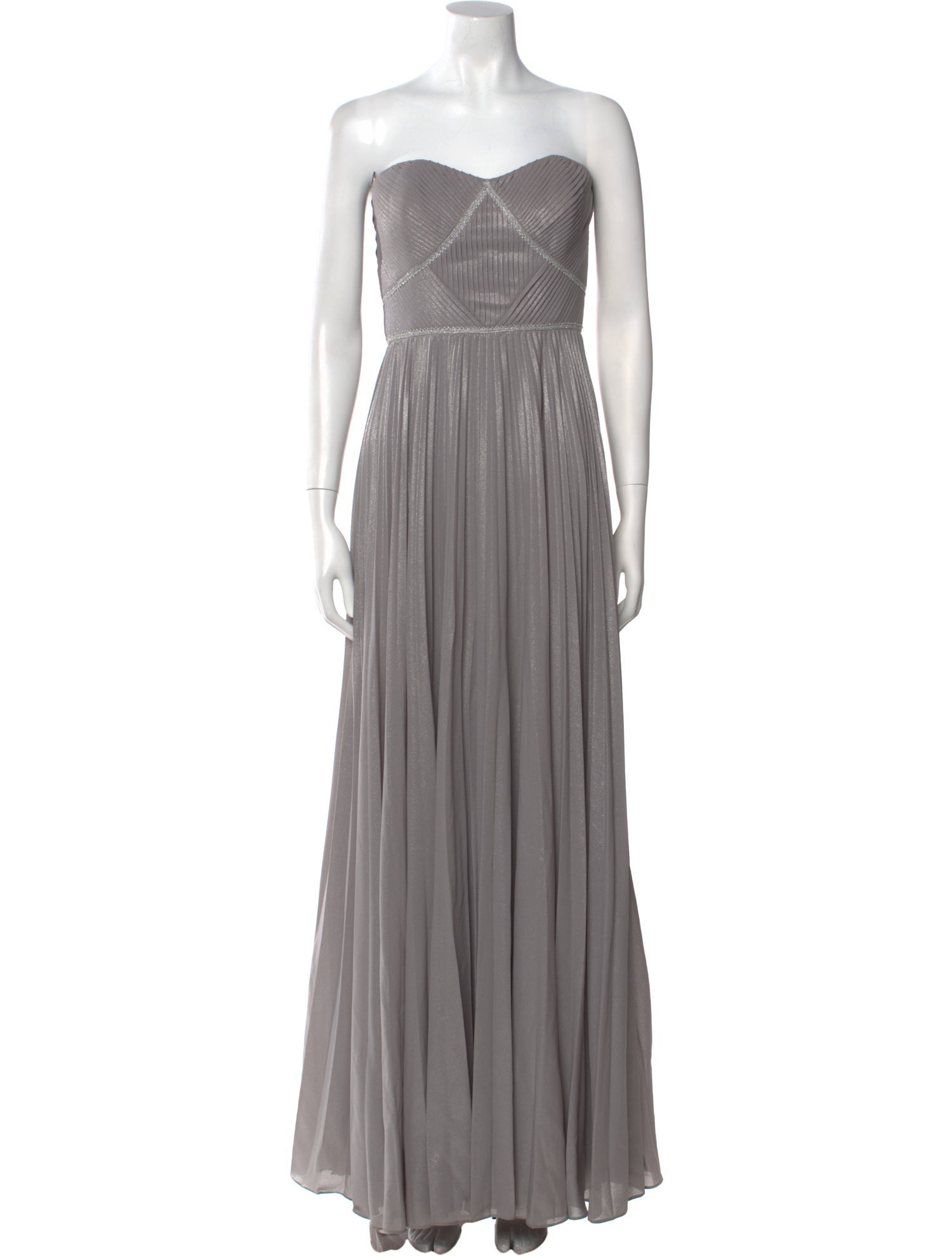 Marchesa Notte Strapless Long Dress