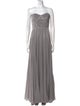 Marchesa Notte Strapless Long Dress