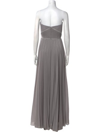 Marchesa Notte Strapless Long Dress