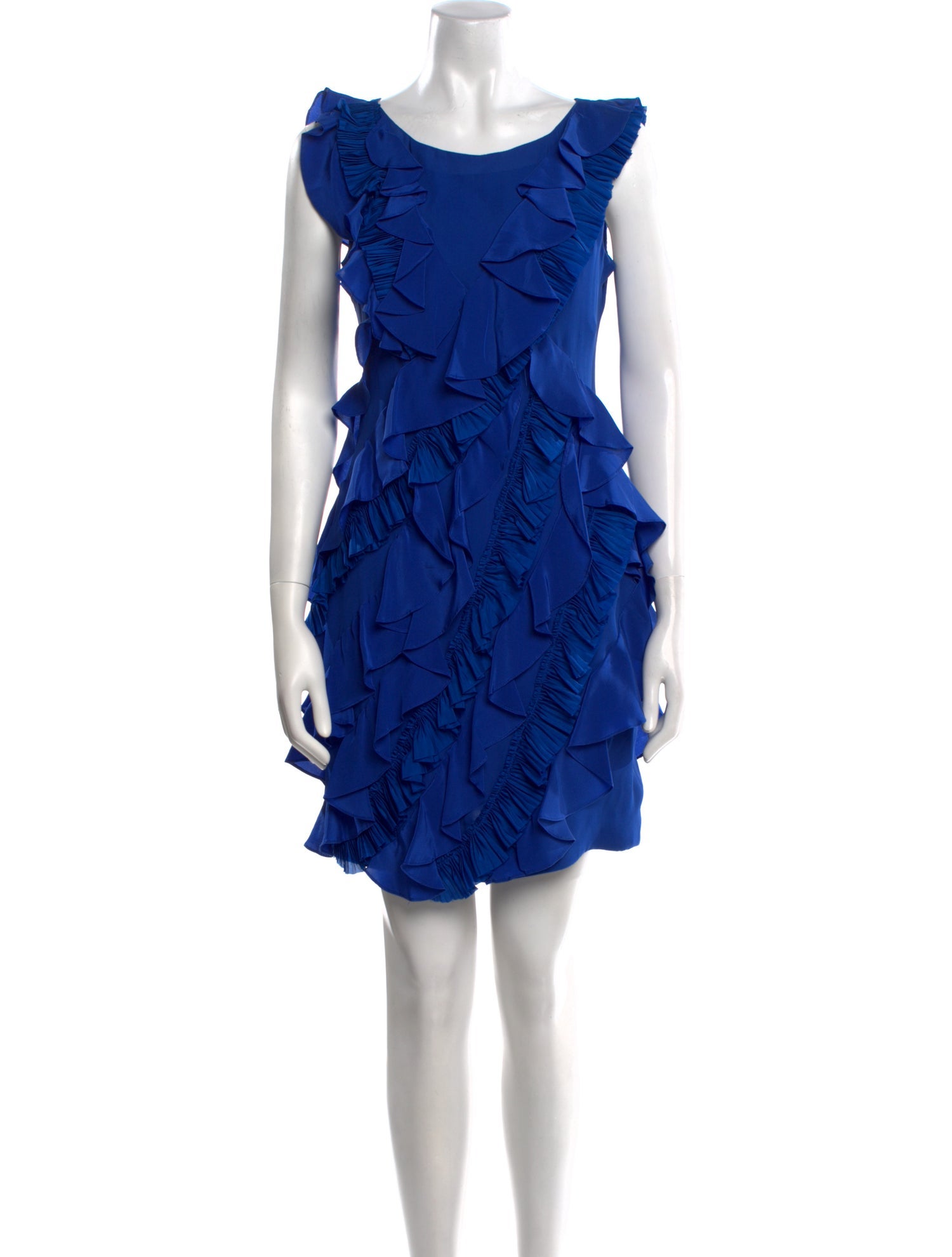 Marchesa Notte Silk Mini Dress