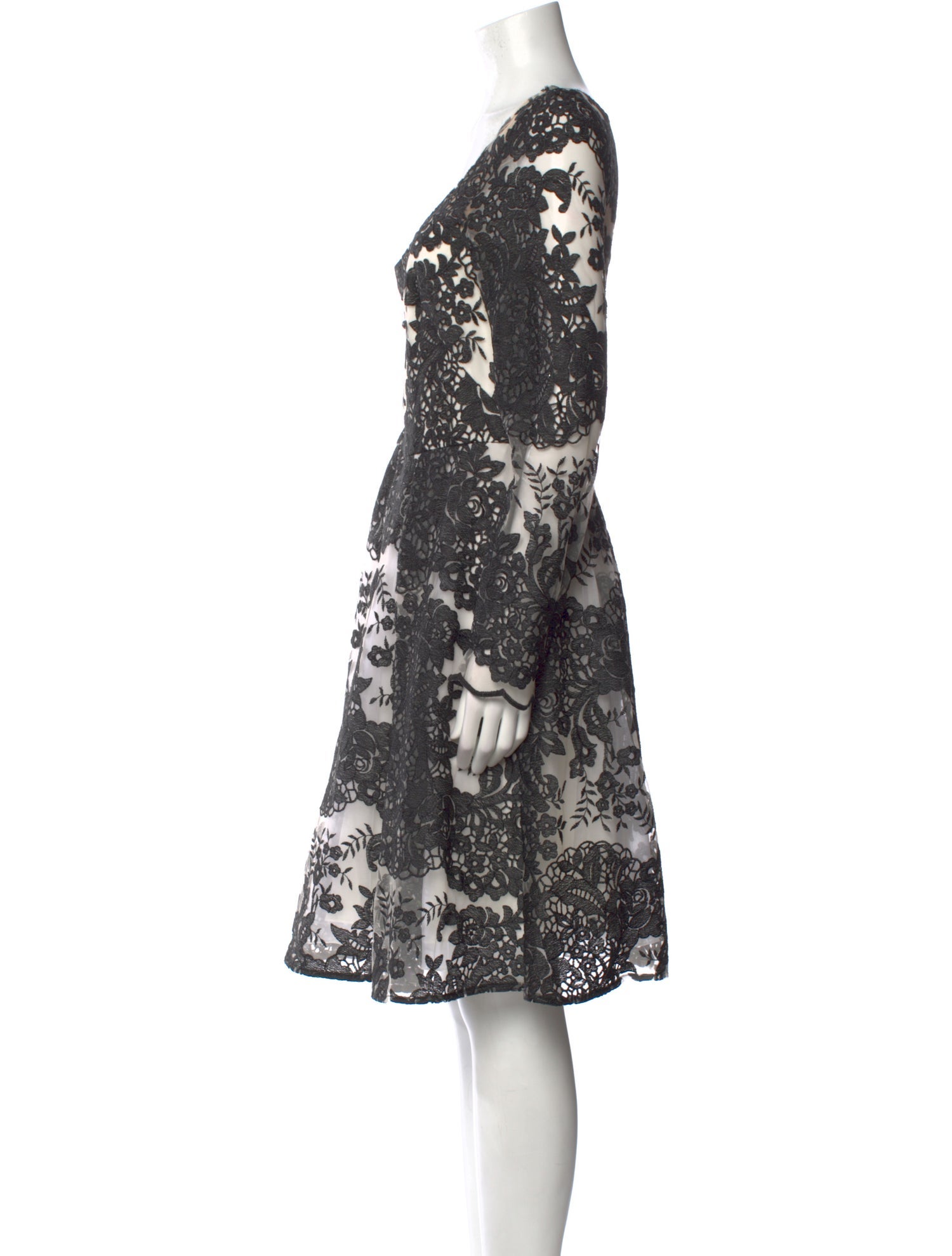 Marchesa Notte Nylon Knee-Length Dress