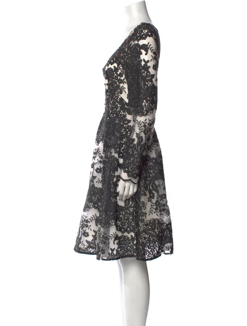 Marchesa Notte Nylon Knee-Length Dress