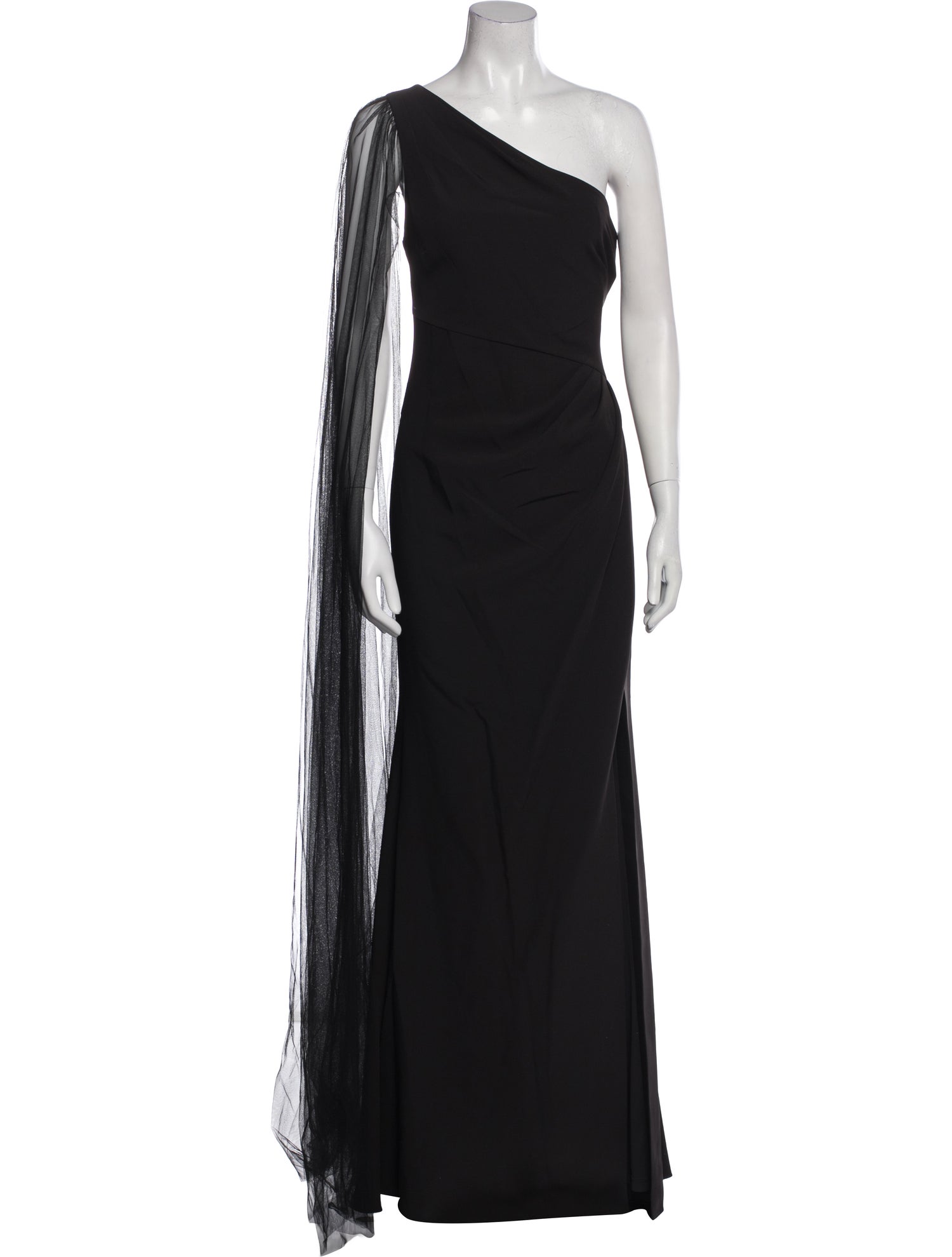 Marchesa Notte One-Shoulder Long Dress