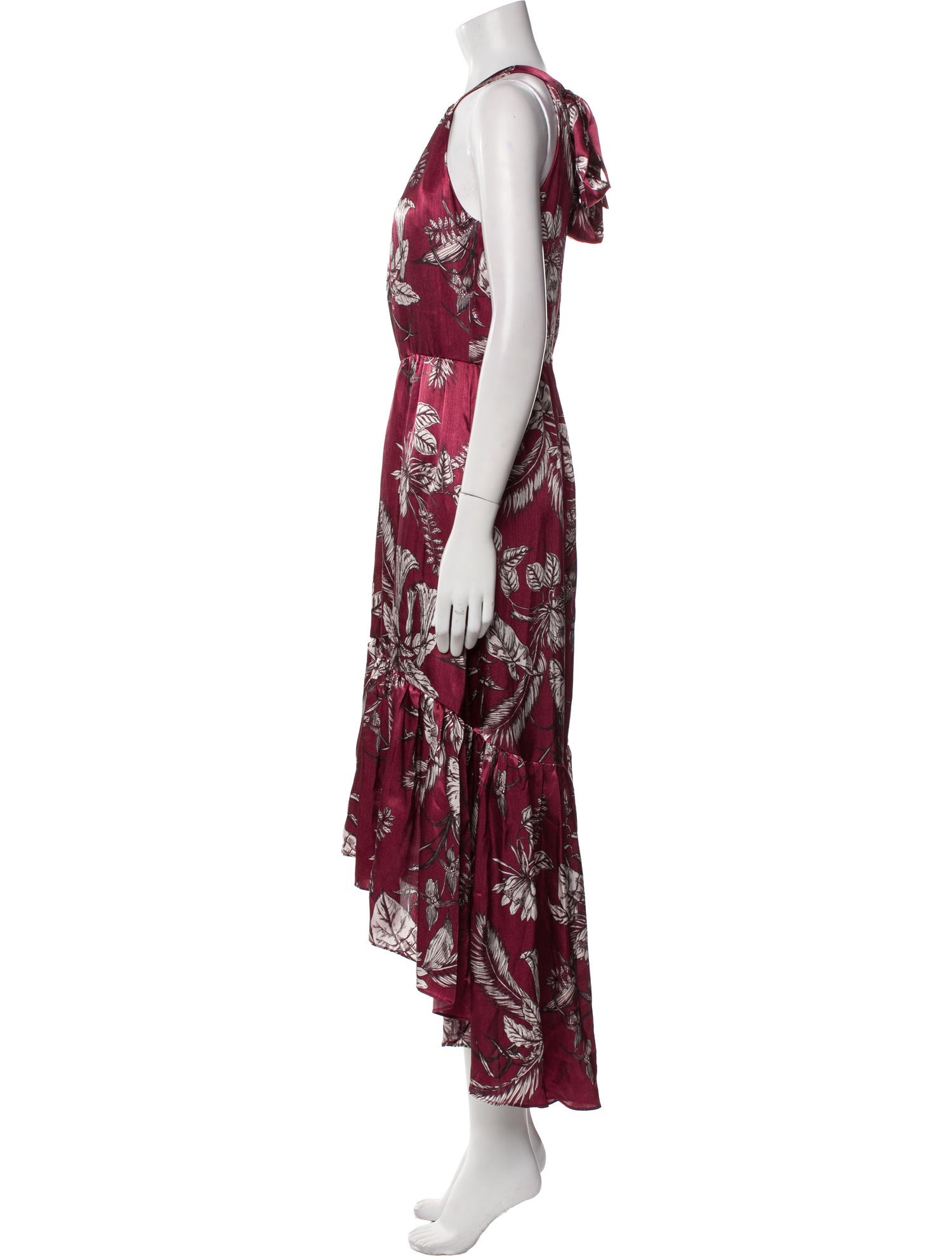 Marchesa Notte Floral Print Long Dress w/ Tags