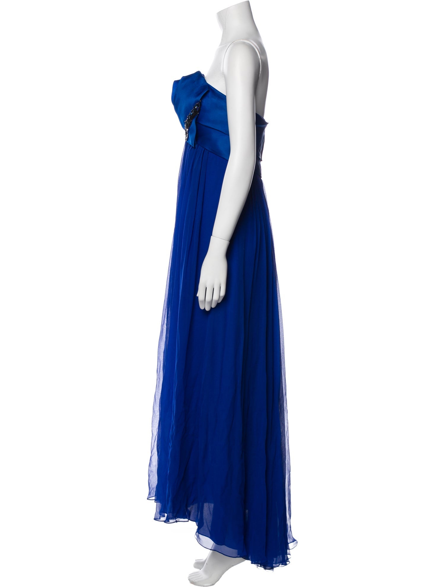 Marchesa Notte Strapless Long Dress