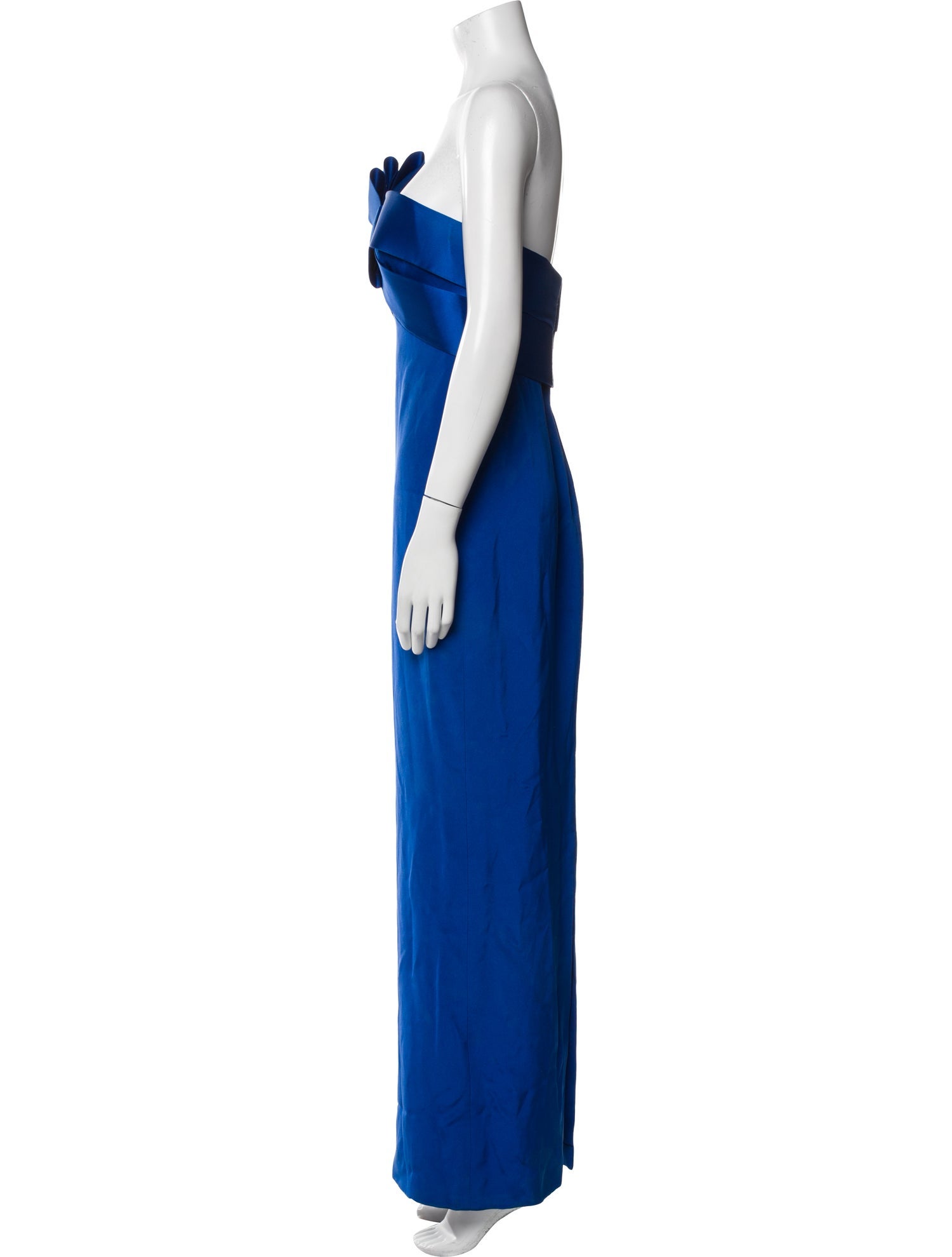 Marchesa Notte Silk Long Dress