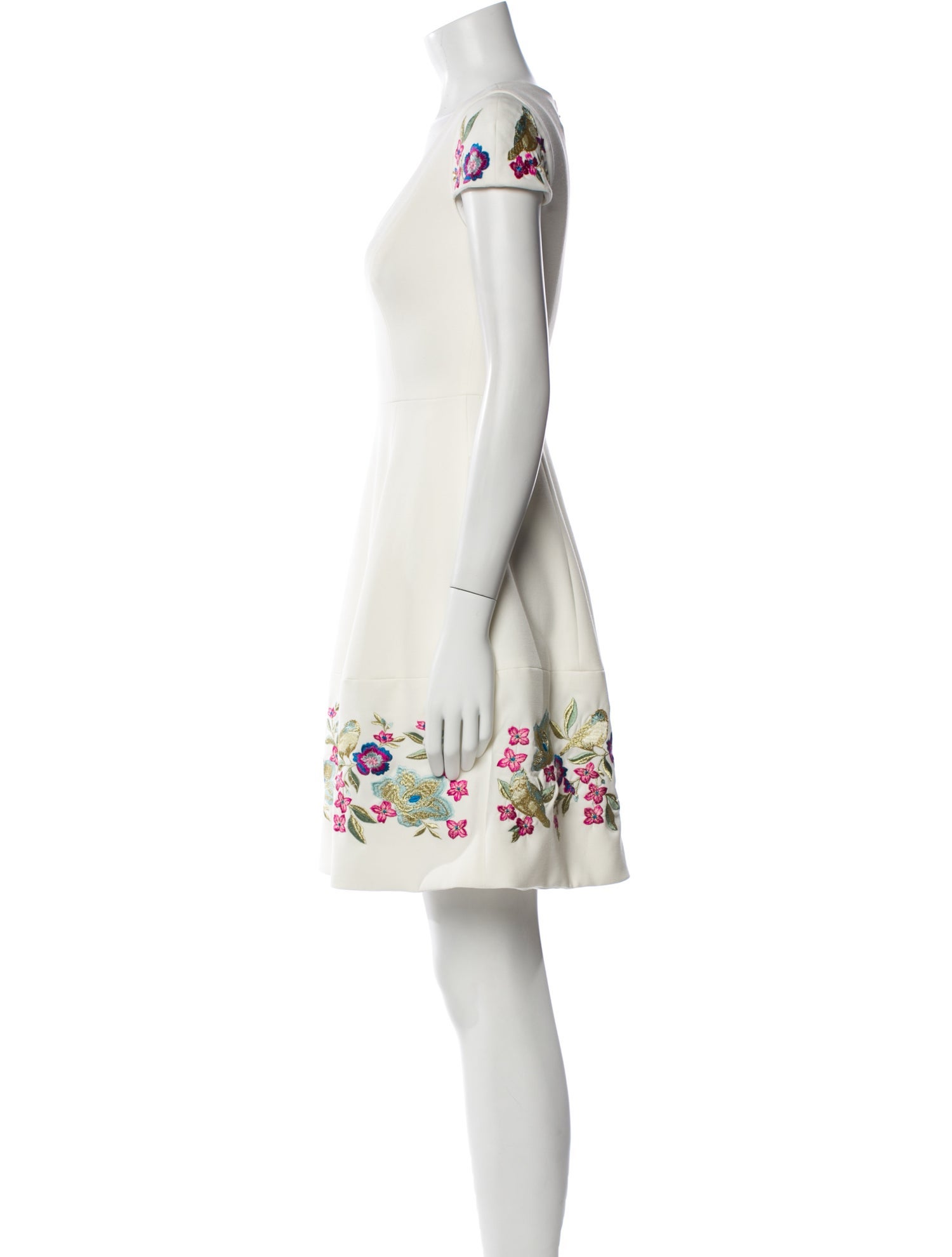 Marchesa Notte Printed Mini Dress