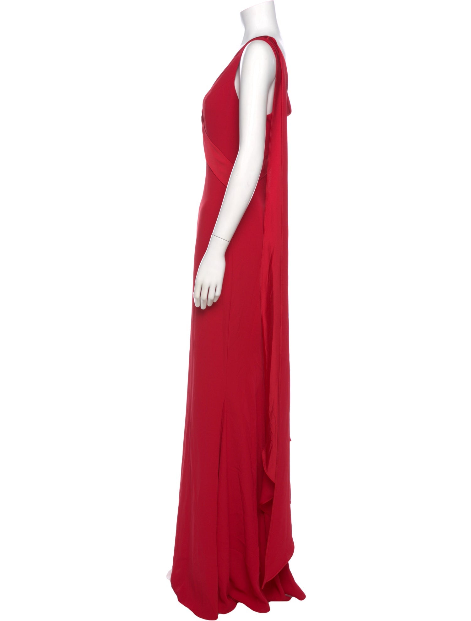 Marchesa Notte V-Neck Long Dress w/ Tags