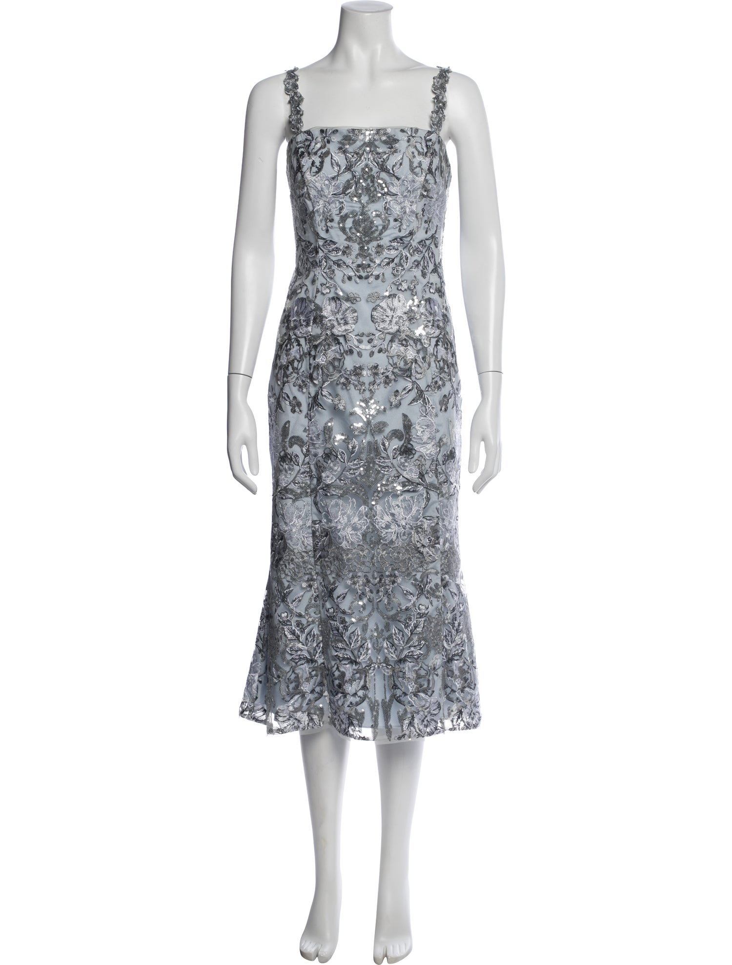 sachin and babi light blue dress Marchesa Notte, High Low Cocktail Dress with Flower Petals Used Wedding  Dress Save 72%