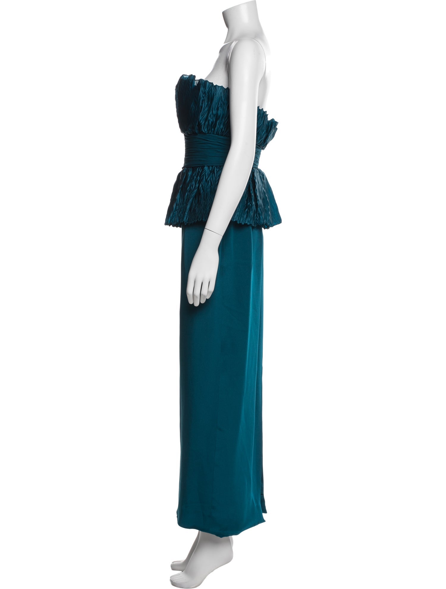 marchesa notte silk maxi dress Marchesa Notte 100% Silk Cowl Neck Sequined Formal Gown Maxi Dress 6 Black  Tie