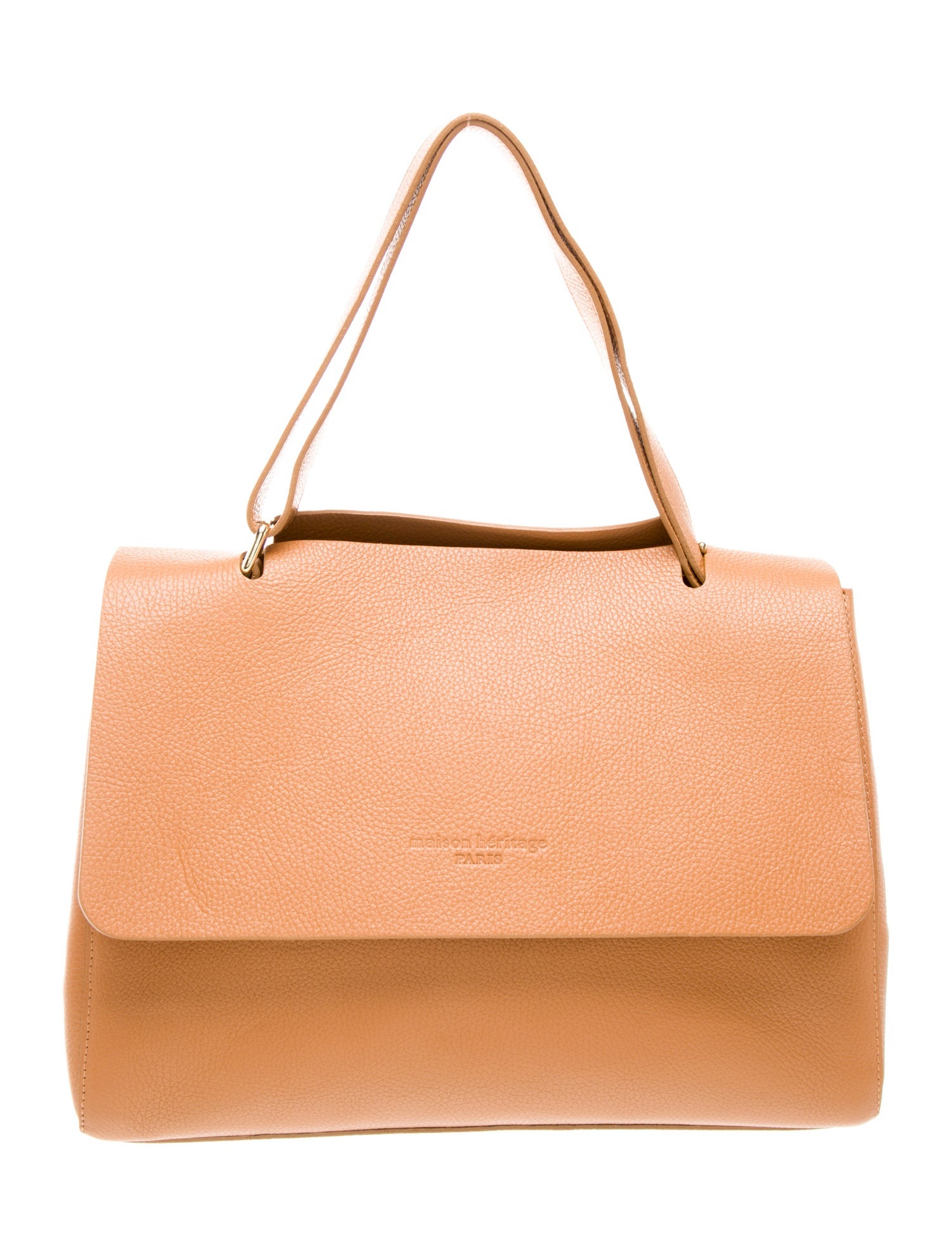 Maison Heritage Leather Top Handle Bag w/ Tags