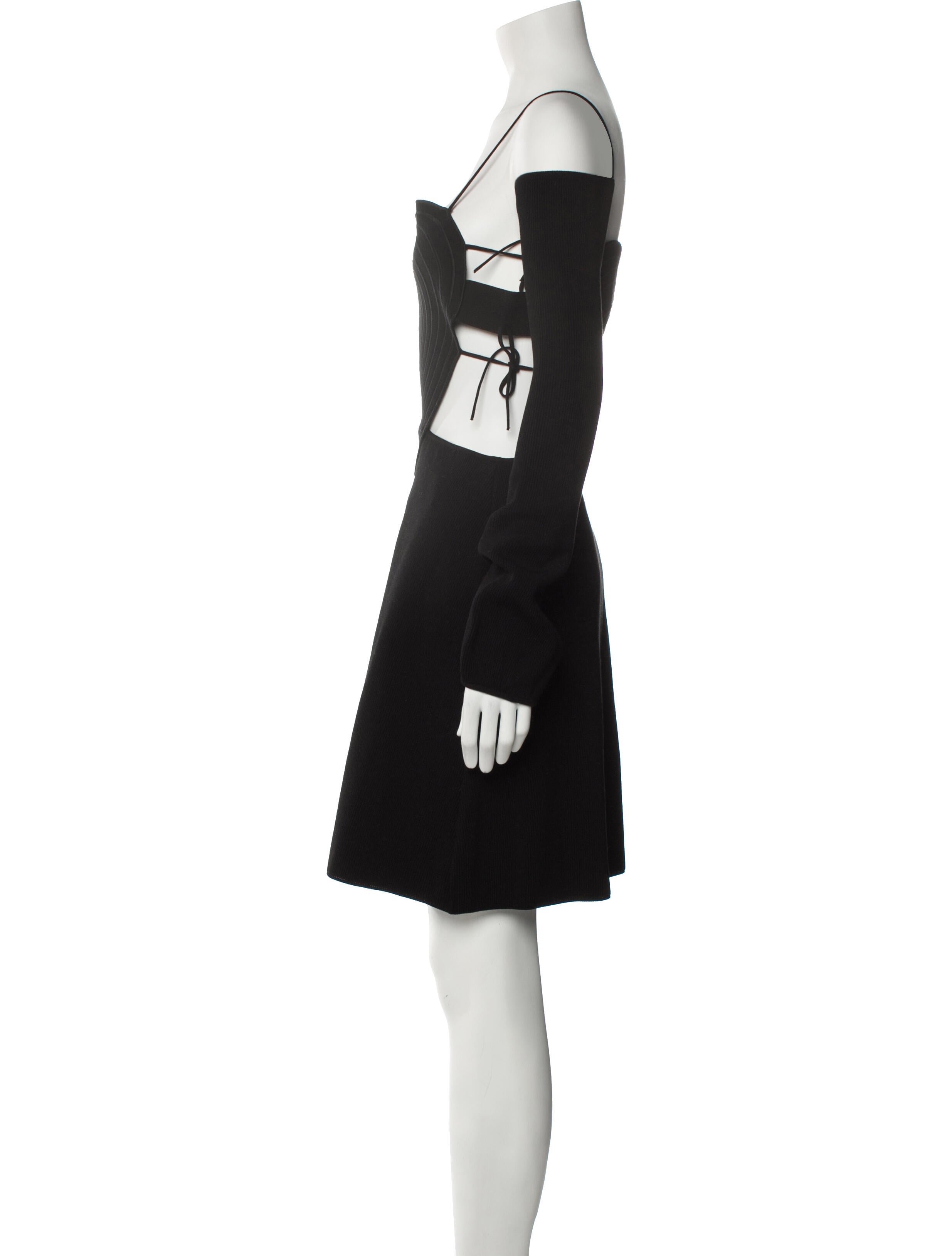 Mach & Mach Square Neckline Mini Dress w/ Tags
