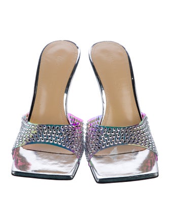 Mach & Mach PVC Crystal Embellishments Slides