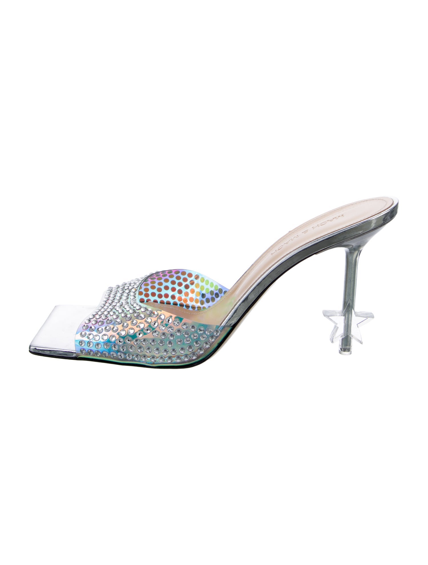 Mach & Mach PVC Crystal Embellishments Slides