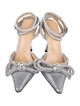 Mach & Mach Glitter Patterned D'Orsay Pumps