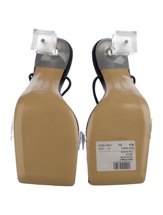 Mach & Mach PVC Crystal Embellishments Gladiator Sandals