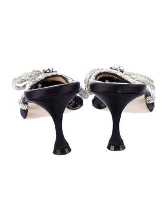 Mach & Mach Mesh Lace Pattern Slides