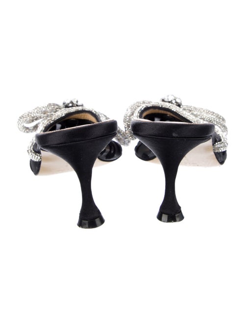 Mach & Mach Mesh Lace Pattern Slides