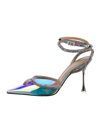 Mach & Mach Audrey PVC Slingback Pumps