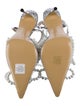 Mach & Mach Faux Pearl Accents Crystal Embellishments D'Orsay Pumps